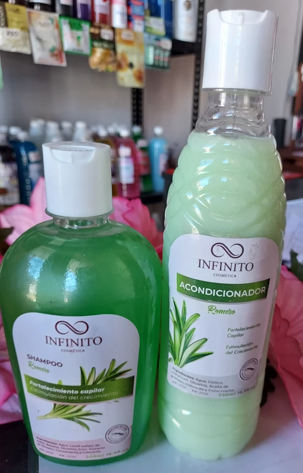Juego de Champú y Acondicionador de Romero's foto | BELLEZA SIN LÍMITES |  BizneCubano