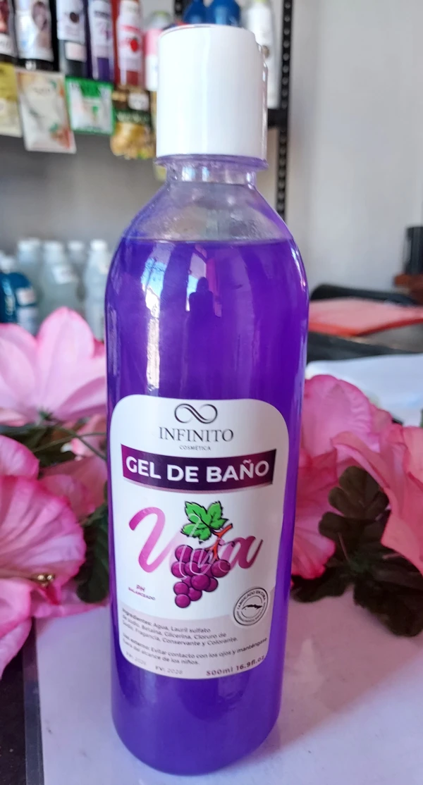 Gel de baño Uva's foto | BELLEZA SIN LÍMITES |  BizneCubano